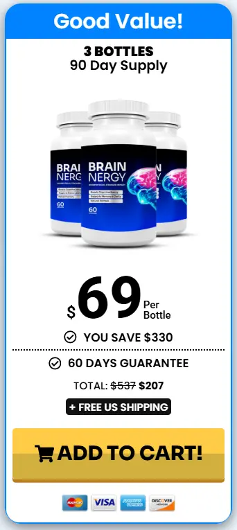 brainergy 3 Bottle Price