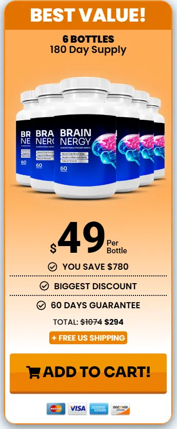 brainergy 6 Bottle Price